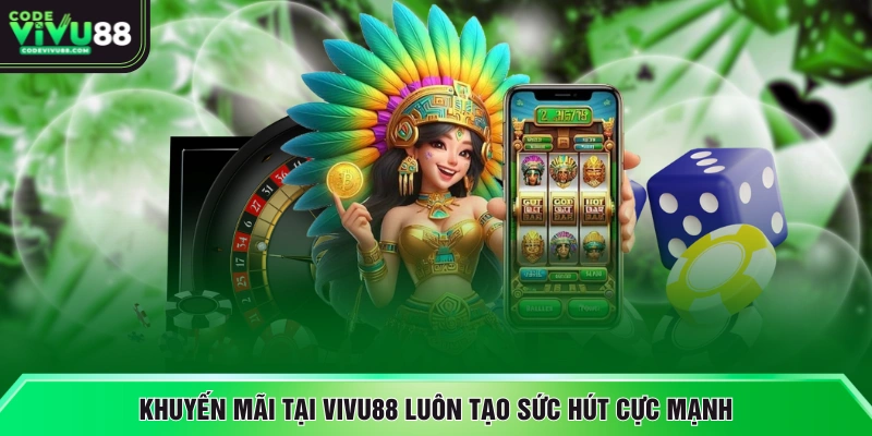 Khuyến mãi tại VIVU88 luôn tạo sức hút cực mạnh